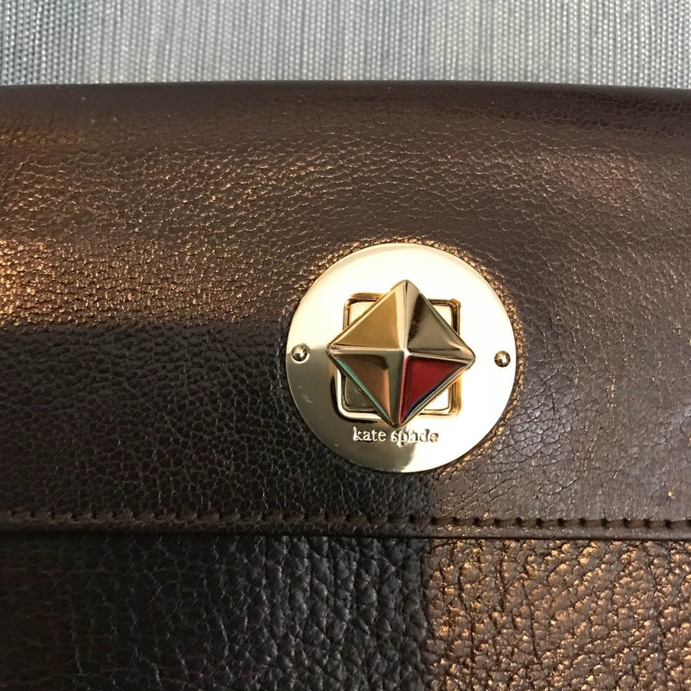 Kate Spade brown leather wallet - Picture 3 of 5